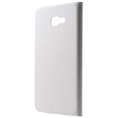 Samsung Galaxy J4+ (J400F) atvēramais maciņš ar lodziņu - balts / Vacins.lv