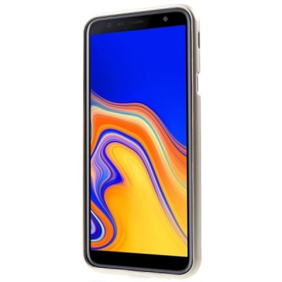 Samsung Galaxy J4+ (J400F) Mercury auksinis kieto silikono TPU dėklas - nugarėlė / Priedai.lt