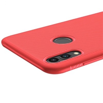 Huawei P smart 2019 (Honor 10 Lite) „Lenuo“ kieto silikono TPU raudonas dėklas - nugarėlė / Priedai.lt