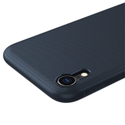 Apple iPhone Xr „Lenuo“ kieto silikono TPU mėlynas dėklas - nugarėlė / Priedai.lt