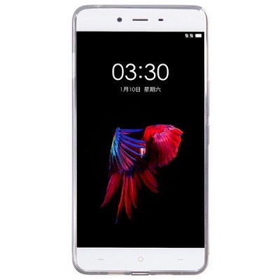OnePlus X Nillkin Nature dzidrs (caurspīdīgs) silikona pelēks planākais apvalks / Vacins.lv