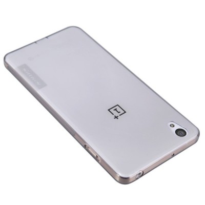 OnePlus X Nillkin Nature dzidrs (caurspīdīgs) silikona pelēks planākais apvalks / Vacins.lv