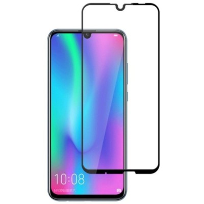 Huawei P smart 2019 (Honor 10 Lite) „Mocolo“ 9H Tempered Glass sustiprintos apsaugos juodas pilnai dengiantis apsauginis ekrano