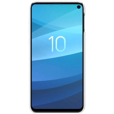 Samsung Galaxy S10e (G970) Nillkin Frosted Shield balts plastmasas apvalks / vacins.lv
