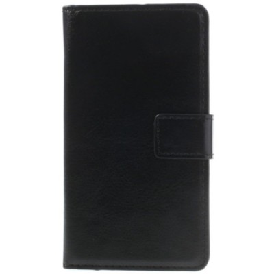 Sony Xperia Z1 compact atvēramais melns ādas futrālis - maciņš / Vacins.lv