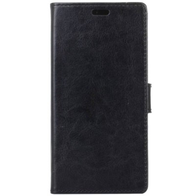 Samsung Galaxy S10e (G970) atvēramais ādas melns maciņš (maks) / Vacins.lv