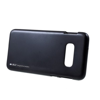 Samsung Galaxy S10e (G970) Mercury juodas kieto silikono tpu dėklas - nugarėlė / Priedai.lt