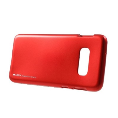 Samsung Galaxy S10e (G970) Mercury sarkans cieta silikona (TPU) apvalks / vacins.lv