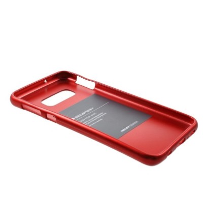 Samsung Galaxy S10e (G970) Mercury sarkans cieta silikona (TPU) apvalks / vacins.lv