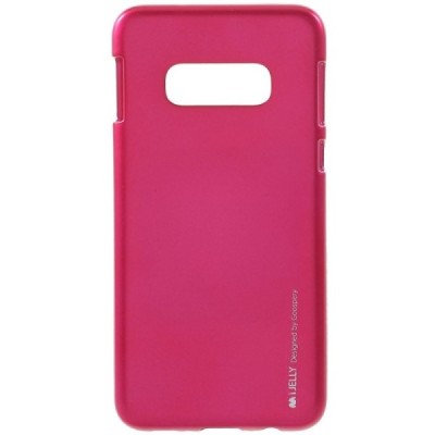 Samsung Galaxy S10e (G970) Mercury tamsiai rožinis kieto silikono tpu dėklas - nugarėlė / Priedai.lt