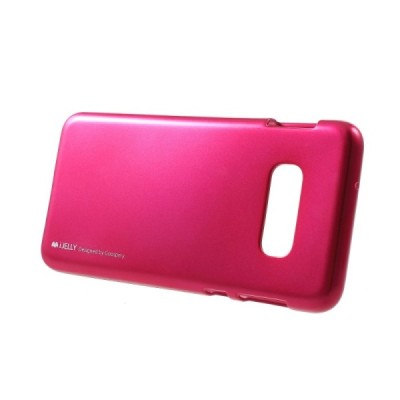 Samsung Galaxy S10e (G970) Mercury tamsiai rožinis kieto silikono tpu dėklas - nugarėlė / Priedai.lt