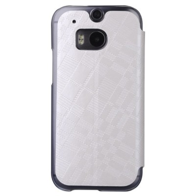 „Baseus“ Brocade HTC One M8 balts atvērams maciņš / Vacins.lv