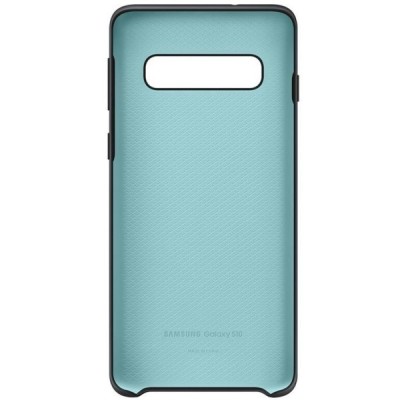 Samsung Galaxy S10 (G973) „Samsung“ Silicone Cover cieta silikona TPU melns apvalks / vacins.lv