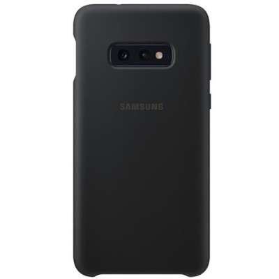 Samsung Galaxy S10e (G970) „Samsung“ Silicone Cover cieta silikona TPU melns apvalks / vacins.lv