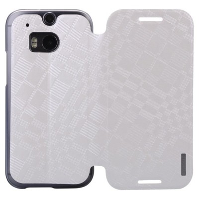 „Baseus“ Brocade HTC One M8 balts atvērams maciņš / Vacins.lv