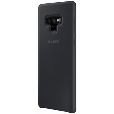 Samsung Galaxy Note 9 (N960F) „Samsung“ Silicone Cover cieta silikona TPU melns apvalks / vacins.lv