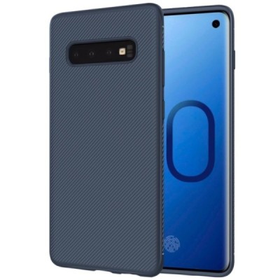 Samsung Galaxy S10+ (G975) „Lenuo“ cieta silikona (TPU) zils apvalks / vacins.lv