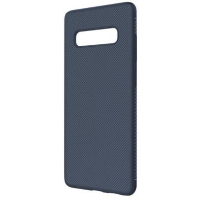 Samsung Galaxy S10+ (G975) „Lenuo“ cieta silikona (TPU) zils apvalks / vacins.lv