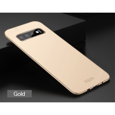 Samsung Galaxy S10+ (G975) „Mofi“ Shield zelta plastmasas apvalks / vacins.lv