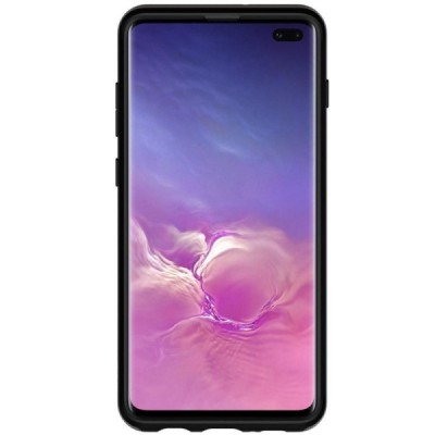 „Spigen“ Neo Hybrid sustiprintos apsaugos Samsung Galaxy S10+ (G975) juodas kieto silikono (TPU) ir plastiko dėklas / Priedai.lt