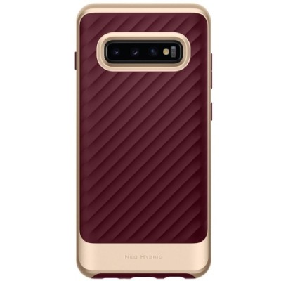 „Spigen“ Neo Hybrid pastiprinātas aizsardzības bordo Samsung Galaxy S10 (G973) apvalks / Vacins.lv