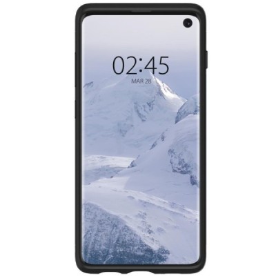 Samsung Galaxy S10 (G973) „Spigen“ Slim Armor CS melns silikons apvalks / vacins.lv