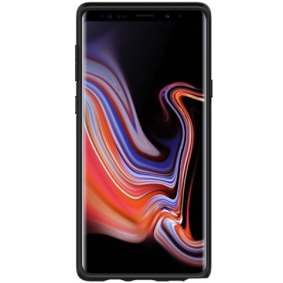 Samsung Galaxy Note 9 (N960F) „Spigen“ Liquid Air melns cieta silikona apvalks / vacins.lv