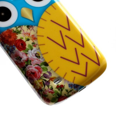 Samsung Galaxy S4 Mini dėklas - Pelėdžiukas, geltonas / Priedai.lt