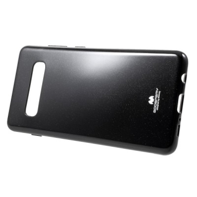 Samsung Galaxy S10+ (G975) Mercury melns cieta silikona (TPU) apvalks / vacins.lv