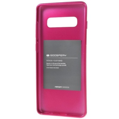 Samsung Galaxy S10+ (G975) Mercury tumši rozs cieta silikona (TPU) apvalks / vacins.lv