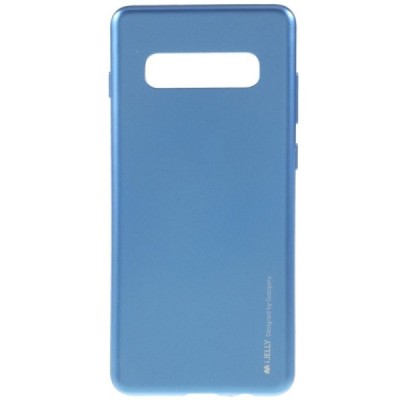 Samsung Galaxy S10+ (G975) Mercury mėlynas kieto silikono tpu dėklas - nugarėlė / Priedai.lt