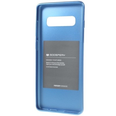 Samsung Galaxy S10+ (G975) Mercury mėlynas kieto silikono tpu dėklas - nugarėlė / Priedai.lt