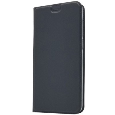 Nokia 5.1 Plus (2018) „Dux Ducis“ Skin sērijas melns ādas atvērams maciņš / Vacins.lv