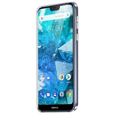 Nokia 7.1 (2018) kieto silikono skaidrus TPU dėklas - nugarėlė / Priedai.lt