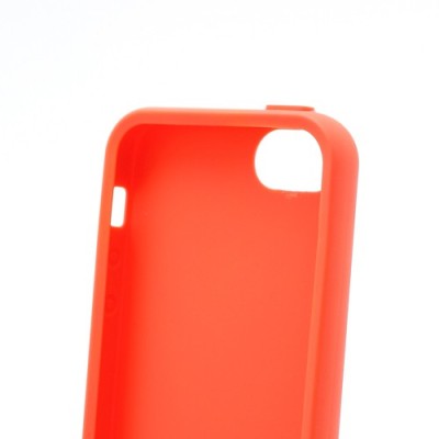 Oranžinis „Elago“ kieto silikono Apple iPhone SE (5, 5s) dėklas / Priedai.lt