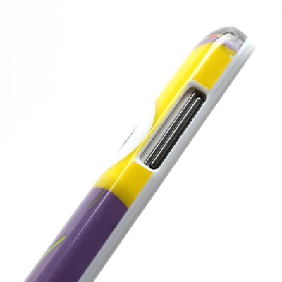 Samsung Galaxy S4 Mini dėklas - Pelėdžiukas, violetinis / Priedai.lt