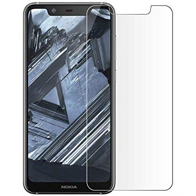 Nokia 5.1 Plus (2018) dzidrs ekrāna aizsargstikls (Tempered Glass) / Vacins.lv
