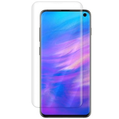 Samsung Galaxy S10 (G973) skaidri apsauginė pilnai dengianti ekrano plėvelė / Priedai.lt