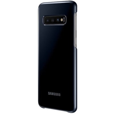Samsung Galaxy S10 (G973) Led Cover juodas plastikinis dėklas / Priedai.lt