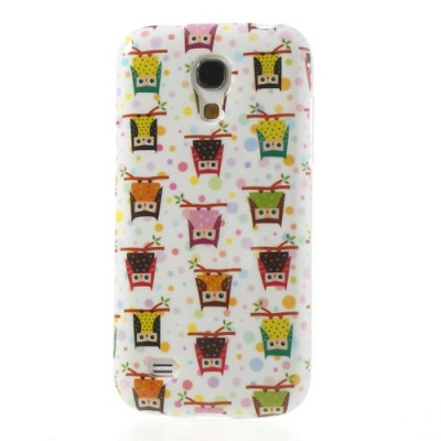 Samsung Galaxy S4 Mini dėklas - Pelėdžiukai, baltas / Priedai.lt