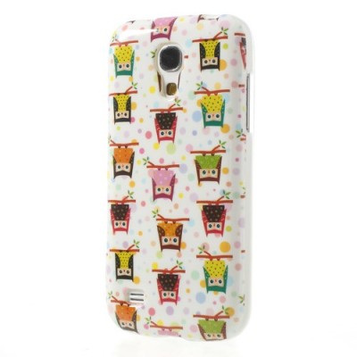 Samsung Galaxy S4 Mini dėklas - Pelėdžiukai, baltas / Priedai.lt
