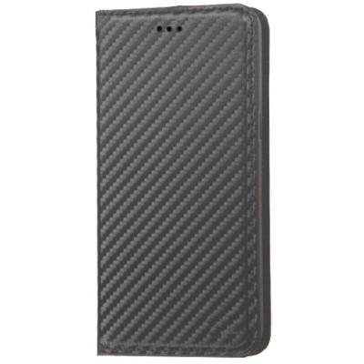 Huawei P8 Lite „Bullet“ Braided atverčiamas pilkas odinis dėklas - knygutė / Priedai.lt