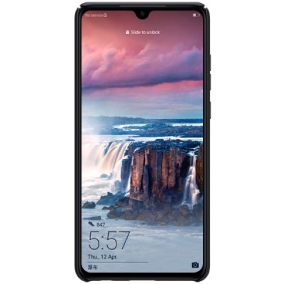 Nillkin Frosted Shield Huawei P30 juodas plastikinis dėklas / Priedai.lt