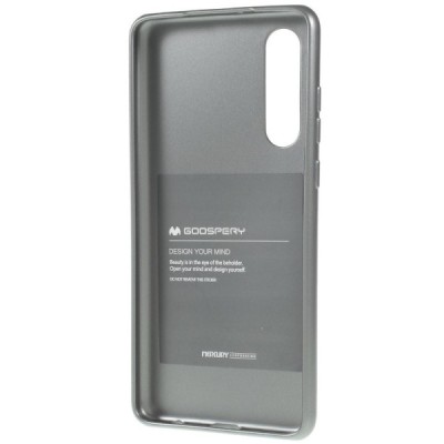 Huawei P30 pilkas Mercury kieto silikono (TPU) dėklas - nugarėlė / Priedai.lt