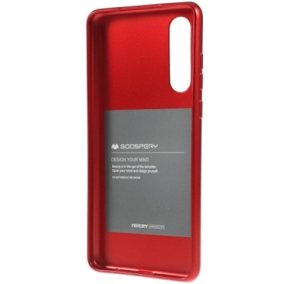 Huawei P30 raudonas Mercury kieto silikono (TPU) dėklas - nugarėlė / Priedai.lt