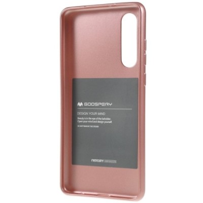 Huawei P30 Mercury gaiši rozs cieta silikona (TPU) apvalks / vacins.lv