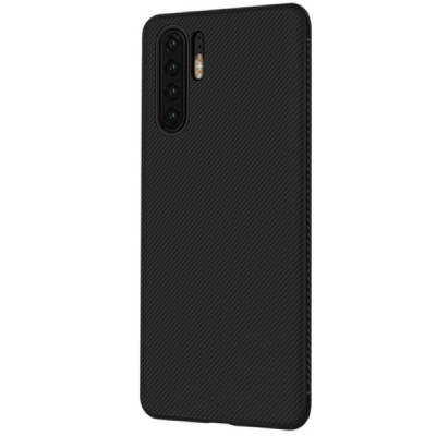 Huawei P30 Pro „Lenuo“ cieta silikona (TPU) melns apvalks / vacins.lv