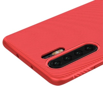 Huawei P30 Pro „Lenuo“ cieta silikona (TPU) sarkans apvalks / vacins.lv