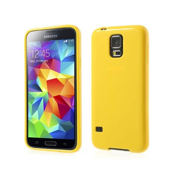 „Jelly Case“ futrālis - dzeltens (Galaxy S5 / S5 Neo)