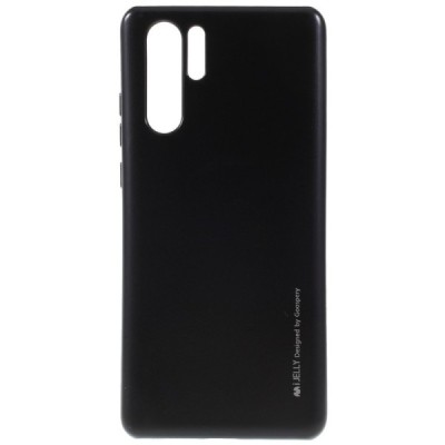 Huawei P30 Pro Mercury melns cieta silikona (TPU) apvalks / vacins.lv